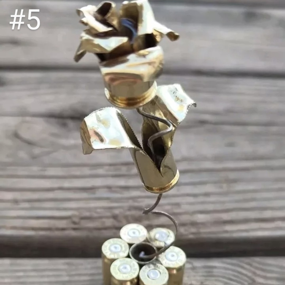 Bullet Rose Handmade Mens Women's Gift Unique  One Of A Kind Limited Edition